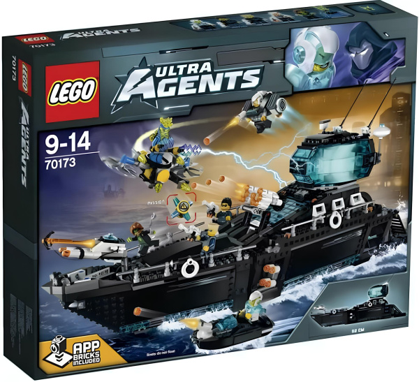 Конструктор LEGO Ultra Agents 70173 Плавучая штаб-квартира